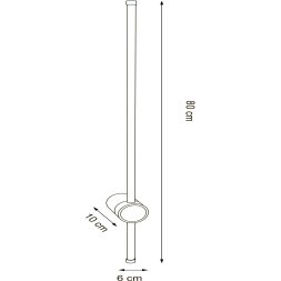Декоративная подсветка Arte Lamp ATMOS A5409AL-1BK