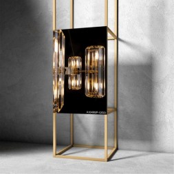Люстра хрустальная Arte Lamp A1049SP-12GO SANTORINI под лампы 12xG9 40W