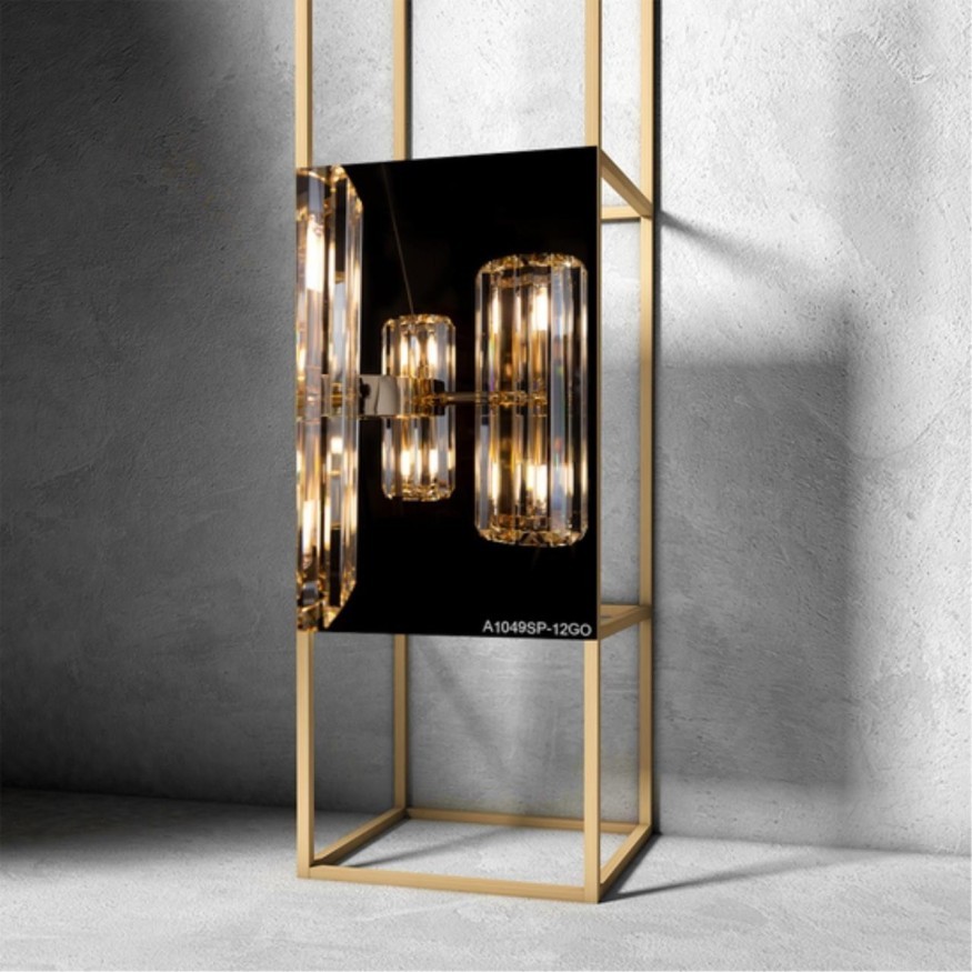 Люстра хрустальная Arte Lamp A1049SP-12GO SANTORINI под лампы 12xG9 40W