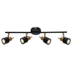 Спот потолочный Arte Lamp A1906PL-4BK ALMACH под лампы 4xGU10 50W
