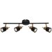 Спот потолочный Arte Lamp A1906PL-4BK ALMACH под лампы 4xGU10 50W