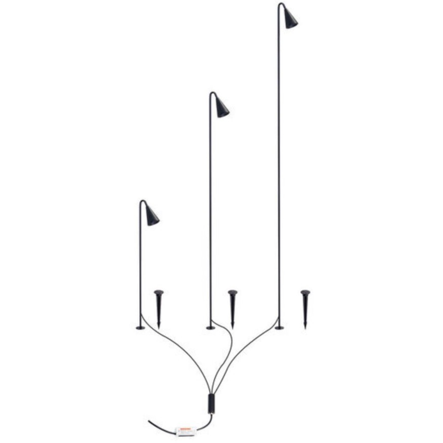 Грунтовый светильник Arte Lamp MULIPHEIN A1084PA-3BK
