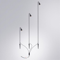 Грунтовый светильник Arte Lamp MULIPHEIN A1084PA-3BK