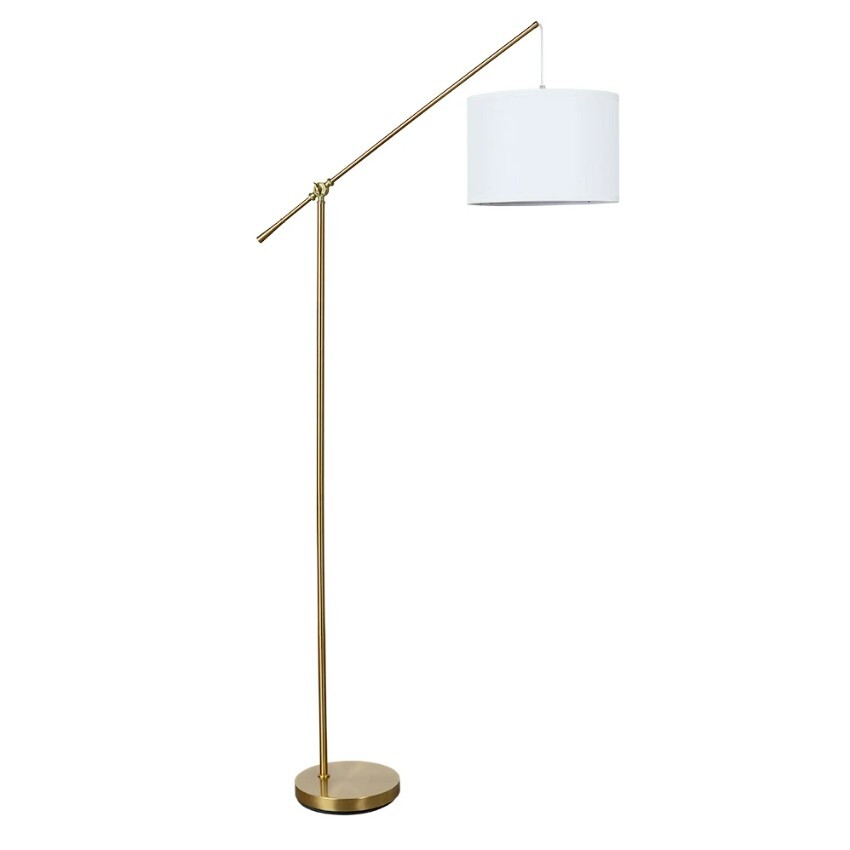 Торшер с абажуром Arte Lamp A4054PN-1PB DYLAN под лампу 1xE27 60W