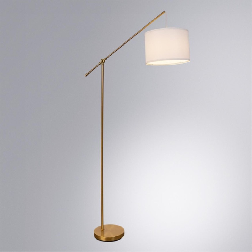 Торшер с абажуром Arte Lamp A4054PN-1PB DYLAN под лампу 1xE27 60W