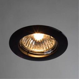 Встраиваемый светильник Arte Lamp A2103PL-1BK BASIC под лампу 1xGU10 50W