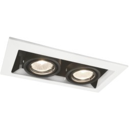 Встраиваемый светильник Arte Lamp A5931PL-2WH CARDANI PICCOLO под лампы 2xGU10 50W