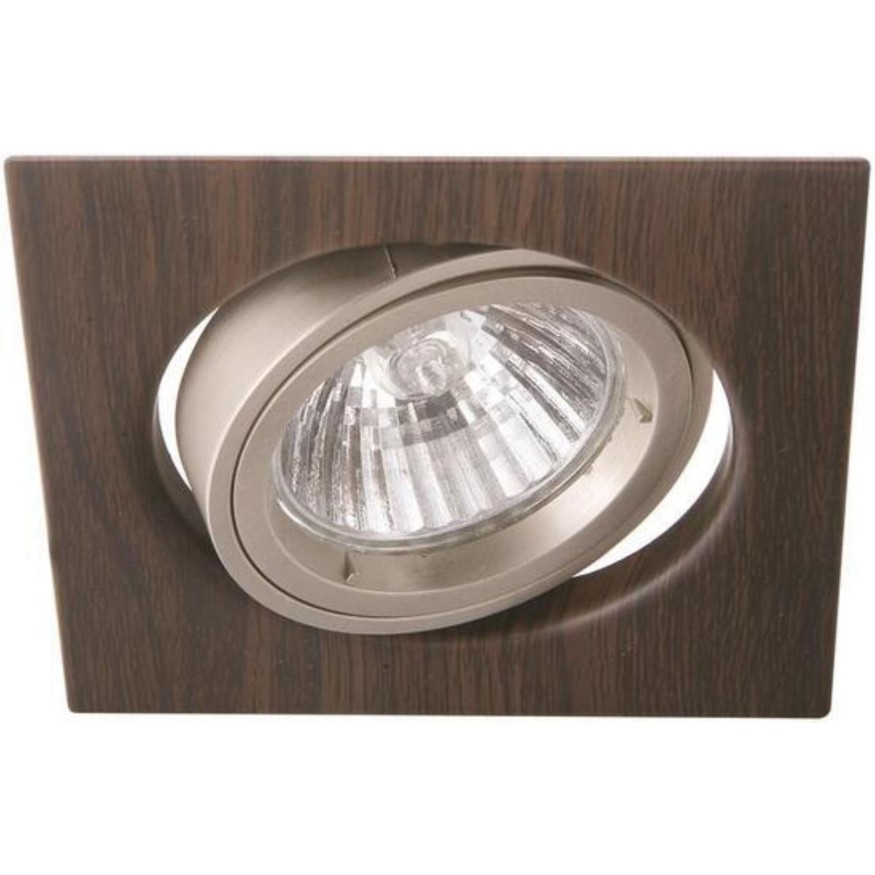 Точечный встраиваемый светильник Arte Lamp WOOD A2206PL-3BR