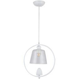 Подвесной светильник с 1 плафоном Arte Lamp A4289SP-1WH PASSERO под лампу 1xE27 40W