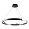 Подвесная черная светодиодная люстра-кольцо 80см 38Вт 914лм 3000К Arte Lamp CESARE A1993SP-38BK