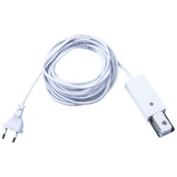 A160533 КОННЕКТОР-ТОКОПОДВОД ДЛЯ ШИНОПРОВОДА (ТРЕКА) СО ШНУРОМ 5М И ВИЛКОЙ