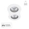 Встраиваемый светильник Arte Lamp A2161PL-2WH ALKES под лампы 2xGU10 50W