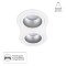 Встраиваемый светильник Arte Lamp A2161PL-2WH ALKES под лампы 2xGU10 50W