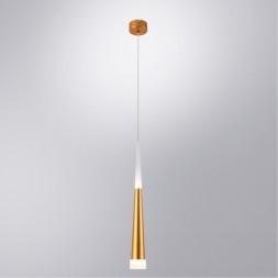 Подвесной светильник цилиндр Arte Lamp A6010SP-1SG SABIK светодиодный LED 7W