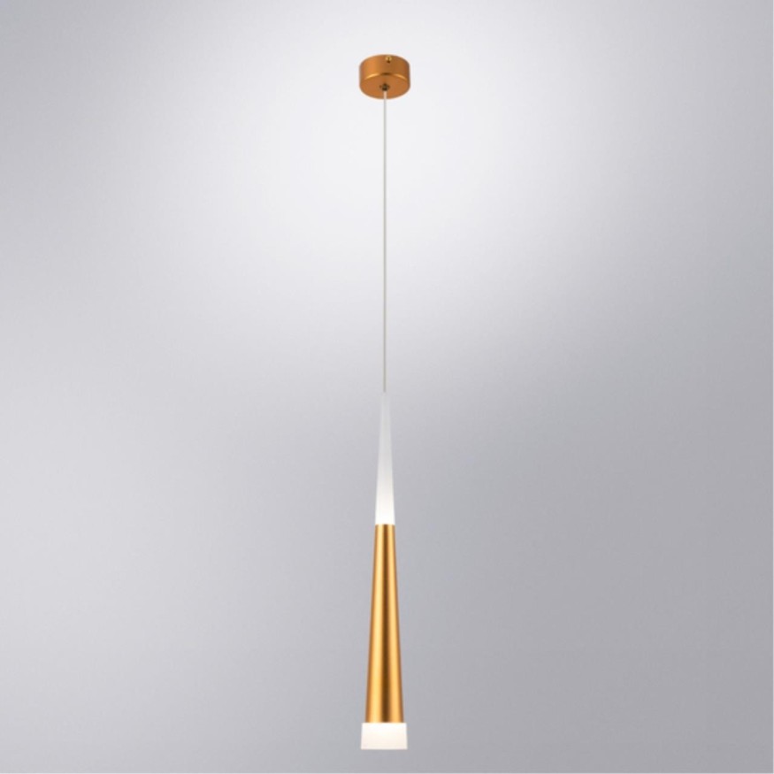 Подвесной светильник цилиндр Arte Lamp A6010SP-1SG SABIK светодиодный LED 7W