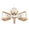 Люстра потолочная Arte Lamp A8030PL-6WH BRUSSELS под лампы 6xE27 60W