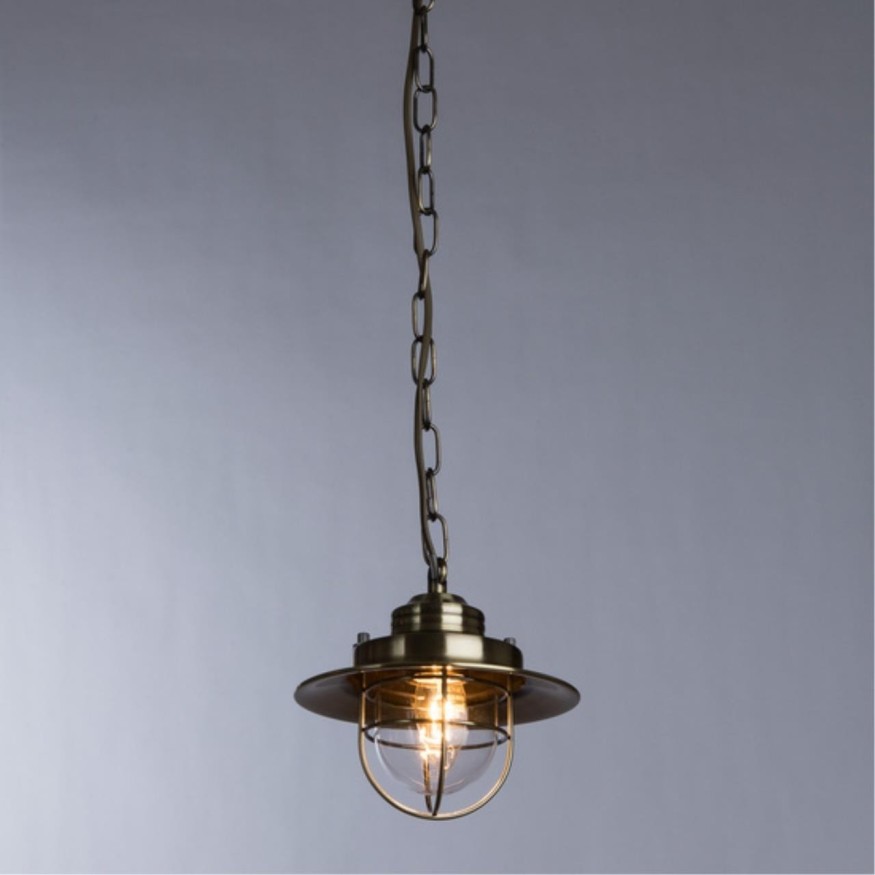 Подвесной светильник с 1 плафоном Arte Lamp A4579SP-1AB LANTERNA под лампу 1xE27 60W
