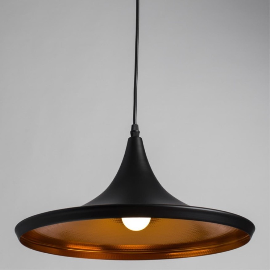 Подвесной светильник с 1 плафоном Arte Lamp A3406SP-1BK CAPPELLO под лампу 1xE27 40W