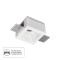 Гипсовый светильник под покраску Arte Lamp A9284PL-1WH INVISIBLE под лампу 1xGU10 35W