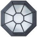 Уличный потолочный светильник Arte Lamp A3100PL-1BK PEGASUS IP44 под лампу 1xE27 60W