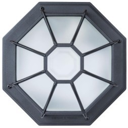 Уличный потолочный светильник Arte Lamp A3100PL-1BK PEGASUS IP44 под лампу 1xE27 60W