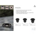 Подсветка для лестниц LED 2700/3400/4000 160 Lm Arte Lamp PIAZZA A3521AL-1BK