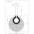 Подвесной светильник LED 770Lm 3000K CRI80 Divinare BILANCIA 5194/01 SP-15