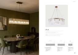 Люстра подвесная хрустальная Divinare FELIS 6005/17 SP-12