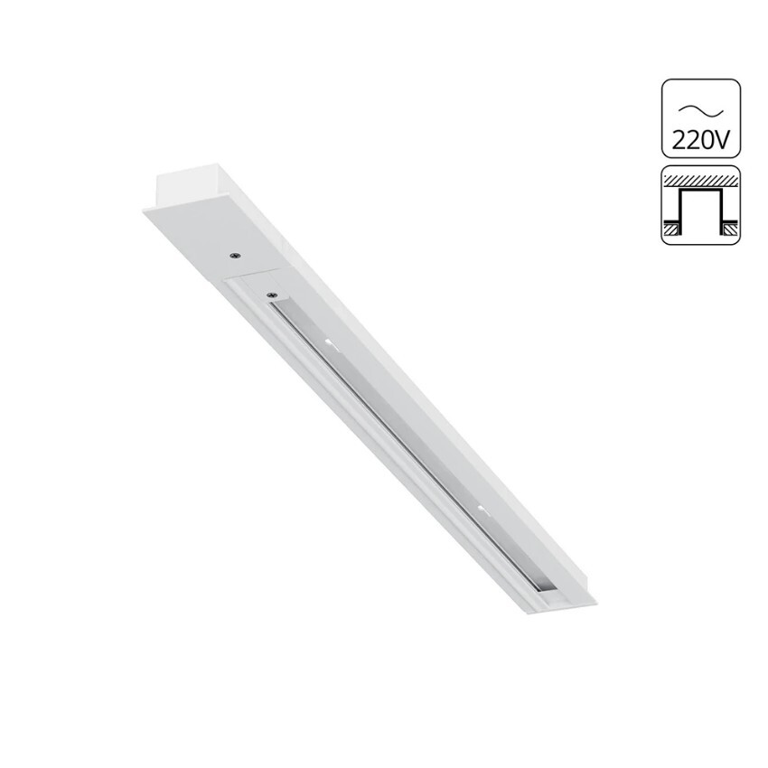 1м белый встраиваемый в ГКЛ однофазный шинопровод Arte Lamp A550133