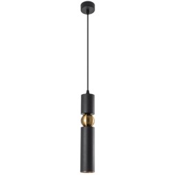 Подвесной светильник цилиндр Arte Lamp A3162SP-1BK RAN под лампу 1xGU10 50W