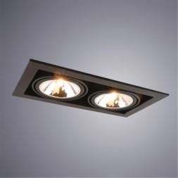 Встраиваемый светильник Arte Lamp A5949PL-2BK CARDANI SEMPLICE под лампы 2xG9 40W