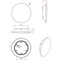 Фасадный светильник LED 2700/3400/4000 540Lm  Arte Lamp NIMBO A1510AL-1BK
