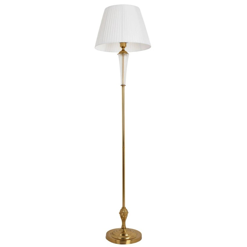 Торшер с абажуром Arte Lamp A7301PN-1PB GRACIE под лампу 1xE27 60W