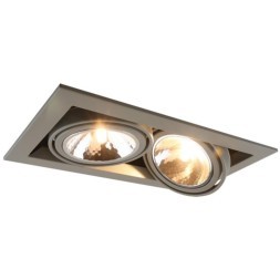 Встраиваемый светильник Arte Lamp A5949PL-2GY CARDANI SEMPLICE под лампы 2xG9 40W