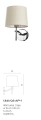 Бра Divinare 1341/02 AP-1 Soprano под лампу 1xE14 40W