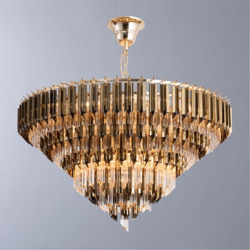 Люстра хрустальная Divinare 1683/01 LM-10 FRIZZANTE под лампы 10xE14 60W