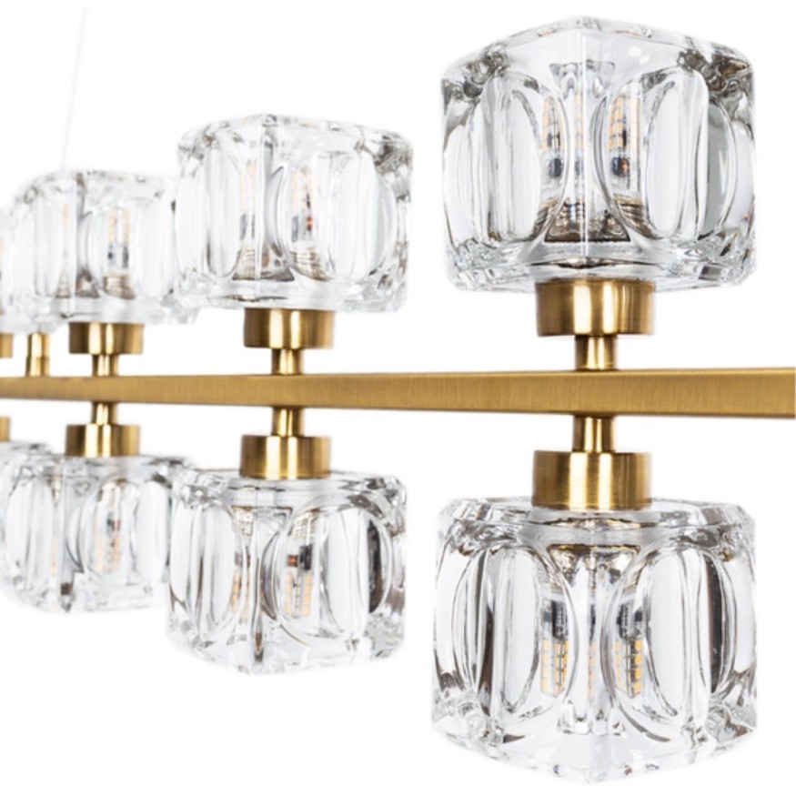 Подвесной светильник линейный Divinare 7205/17 SP-10 ALESSANDRO под лампы 10xG9 40W