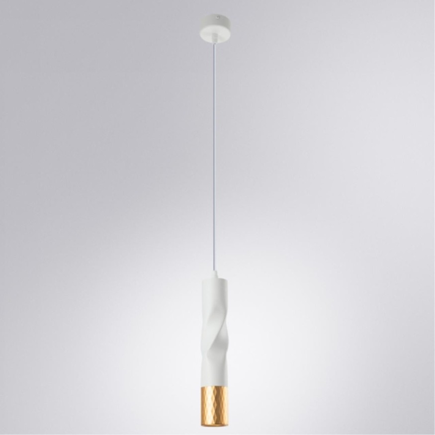 Подвесной светильник цилиндр Arte Lamp A3280SP-1WH SADR под лампу 1xGU10 50W