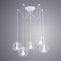 Люстра паук Arte Lamp A1110SP-5WH Spider под лампы 5xE27 60W