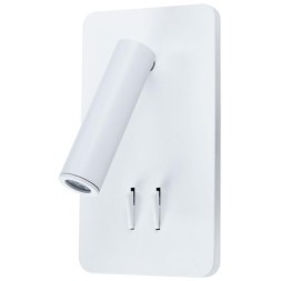 Спот светодиодный для чтения с выключателем Electra A8233AP-1WH