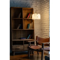 Подвесной светильник с 3 стеклянными плафонами и лампами E14 Arte Lamp CASSEL A5454SP-3PB