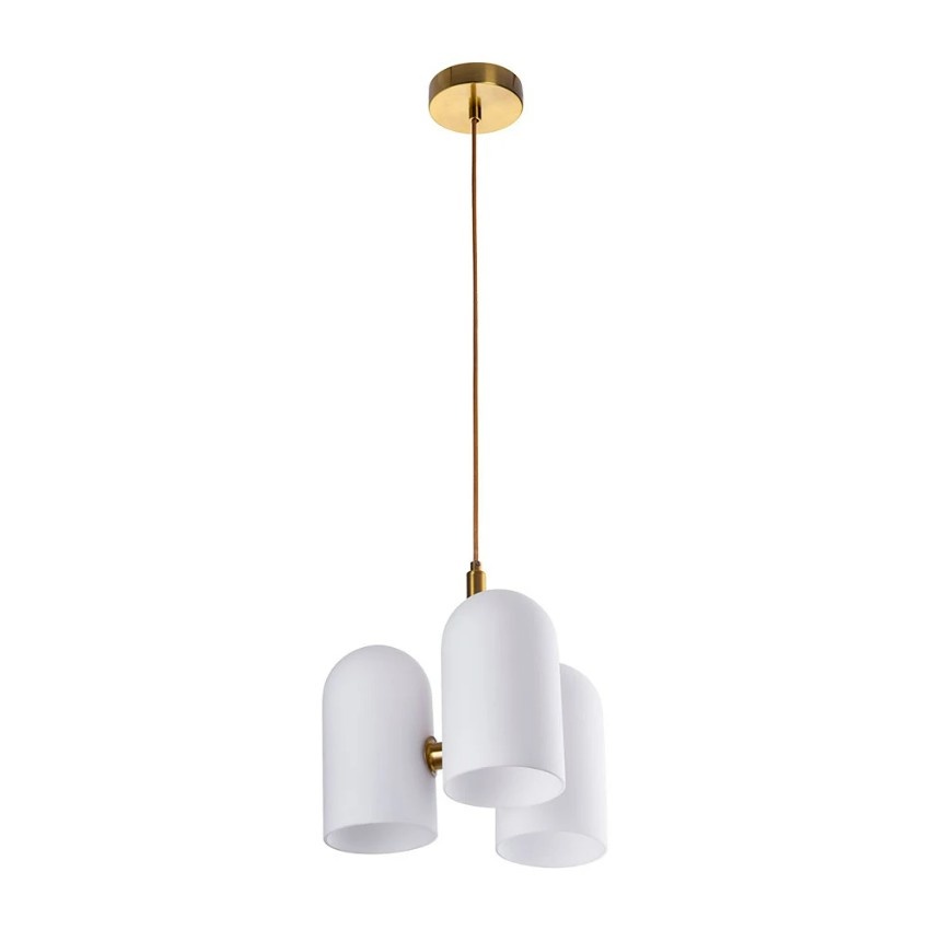 Подвесной светильник с 3 стеклянными плафонами и лампами E14 Arte Lamp CASSEL A5454SP-3PB