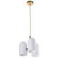 Подвесной светильник с 3 стеклянными плафонами и лампами E14 Arte Lamp CASSEL A5454SP-3PB
