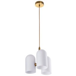 Подвесной светильник с 3 стеклянными плафонами и лампами E14 Arte Lamp CASSEL A5454SP-3PB