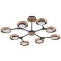 Люстра на штанге LED 3000-6400K 4000Lm Arte Lamp SIGNORA A2454PL-8BK