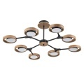 Люстра на штанге LED 3000-6400K 4000Lm Arte Lamp SIGNORA A2454PL-8BK