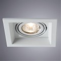 Встраиваемый светильник Arte Lamp A6661PL-1WH CANIS под лампу 1xGU10 50W