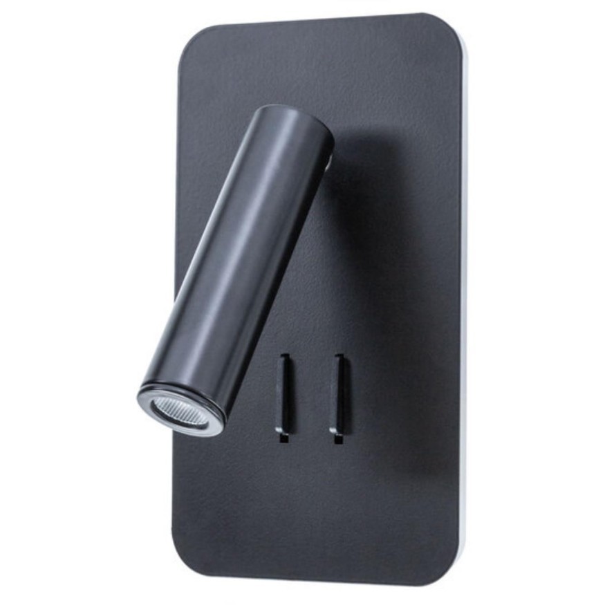 Спот светодиодный для чтения с выключателем Electra A8233AP-1BK