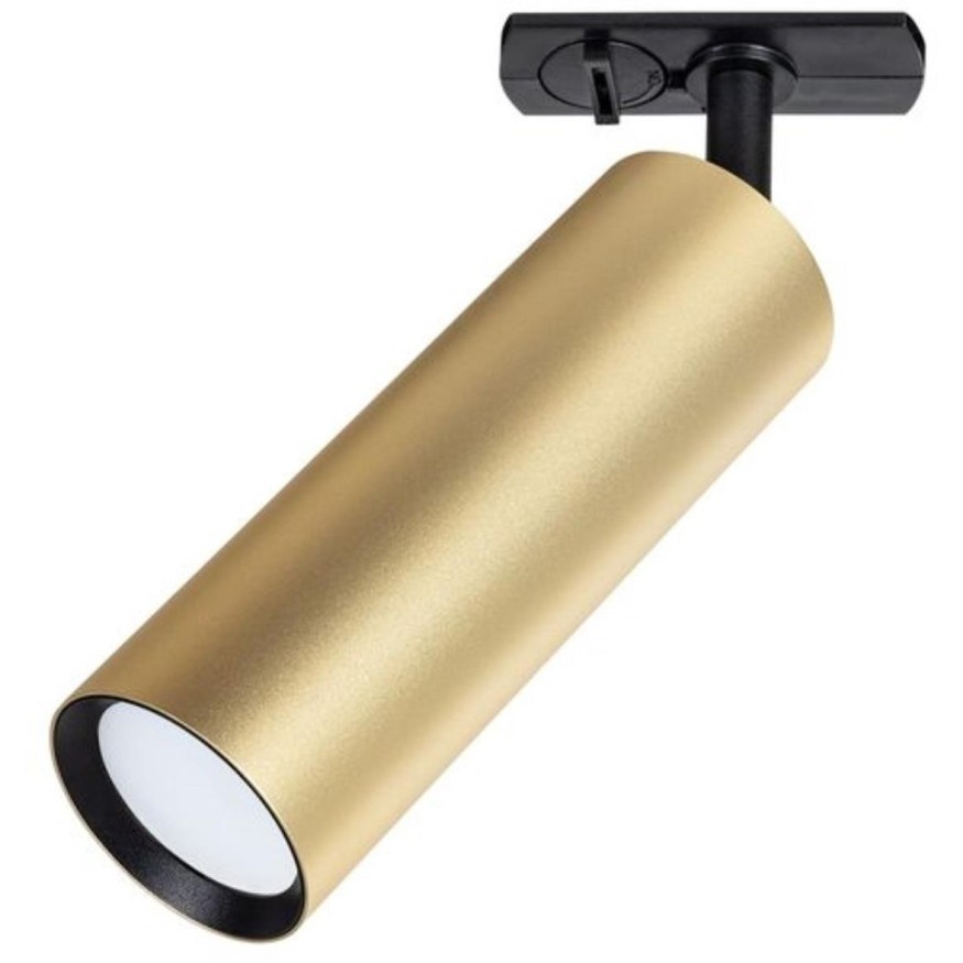 Однофазный двужильный трековый светильник Arte Lamp A1515PL-1SG BEID под сменную лампу GU10