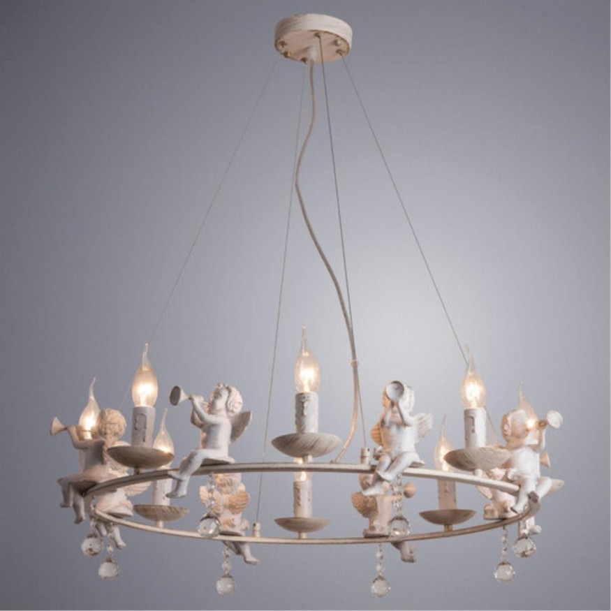 Люстра подвесная Arte Lamp A1133SP-8WG AMUR под лампы 8xE14 40W